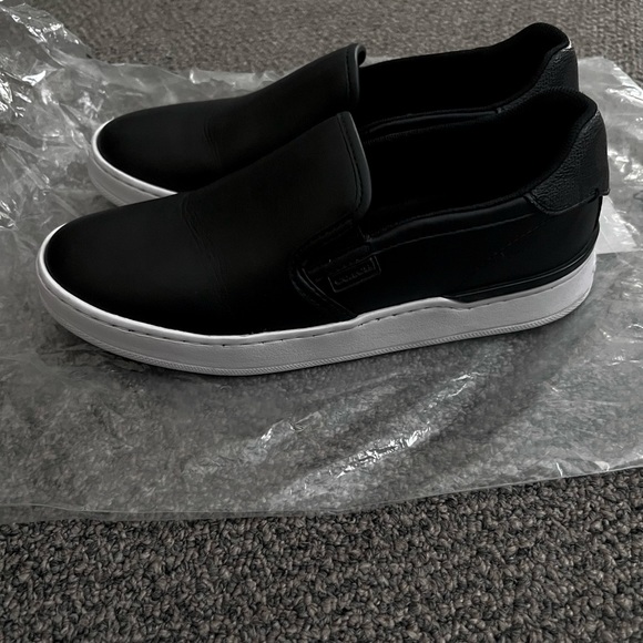 Coach Shoes Coach Walker Leather Slip On Sneakers Shoes Poshmark